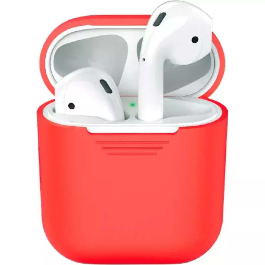 Купить Силиконовый чехол для Apple AirPods 2 - Красный в Сочи. Вид 1