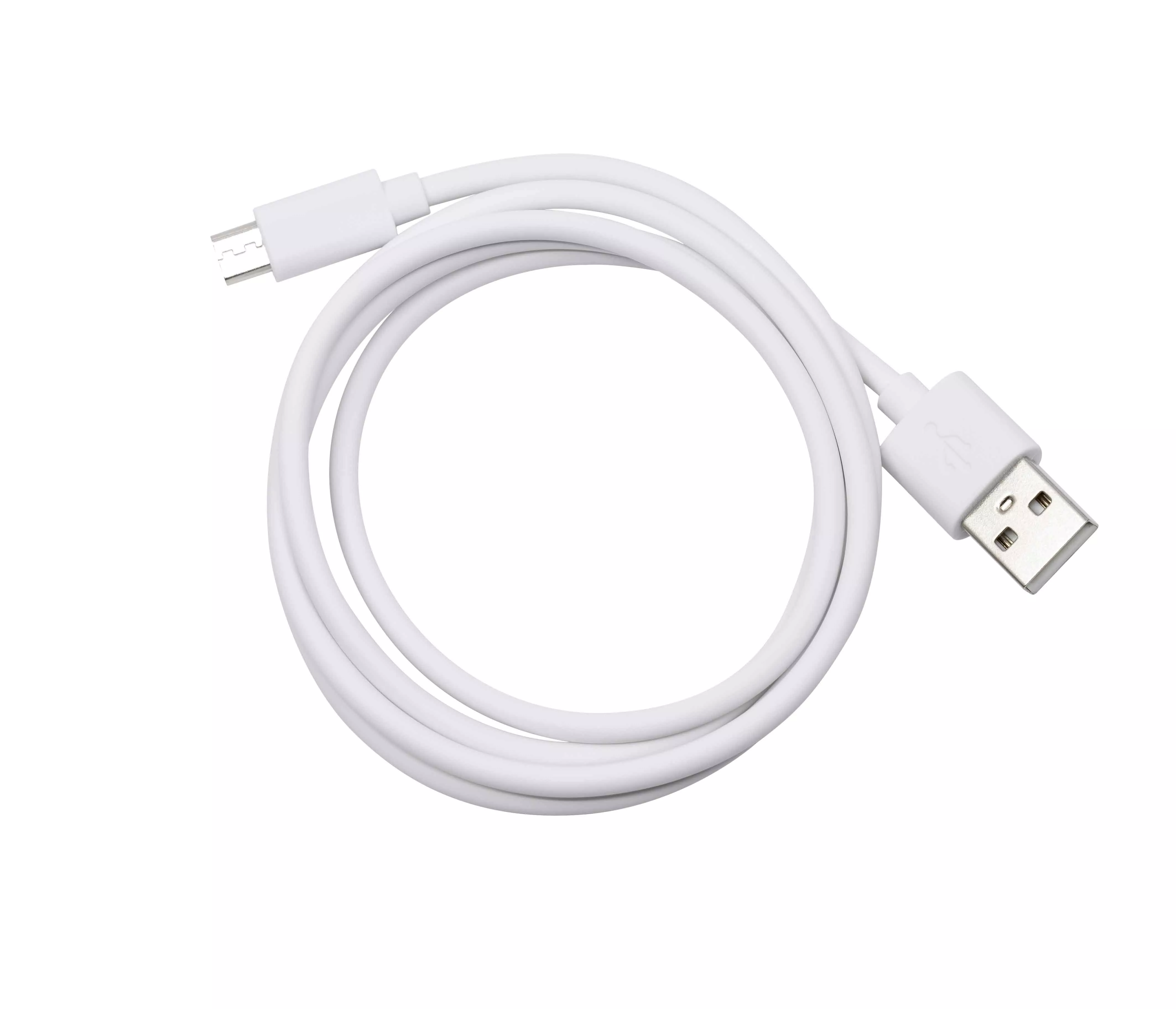 Кабель CableTECH Micro-USB 1м - Белый. Вид 1